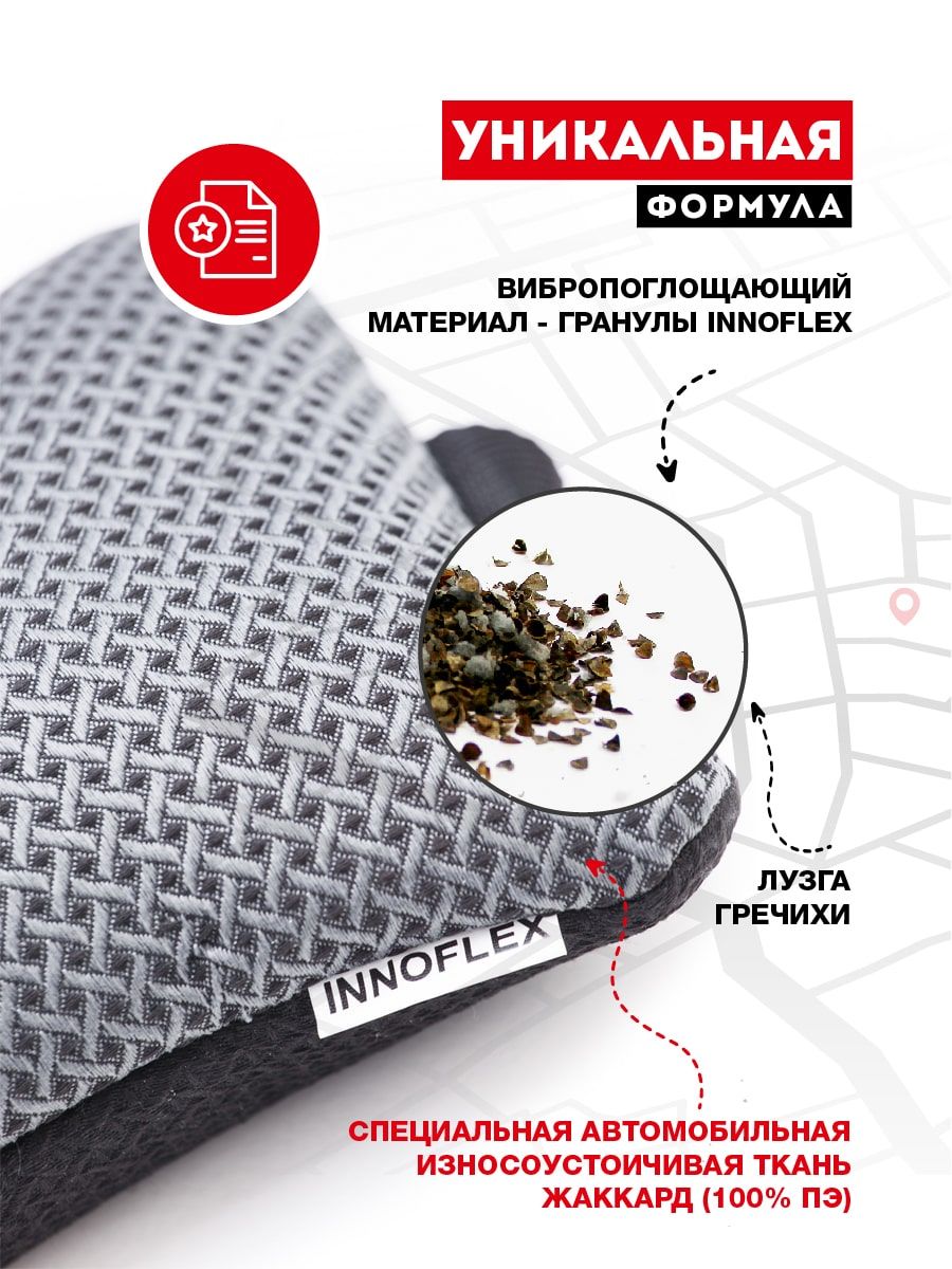 снимок Автомобильная подушка косточка "INNOMAT" от магазина BIO-TEXTILES ОПТ